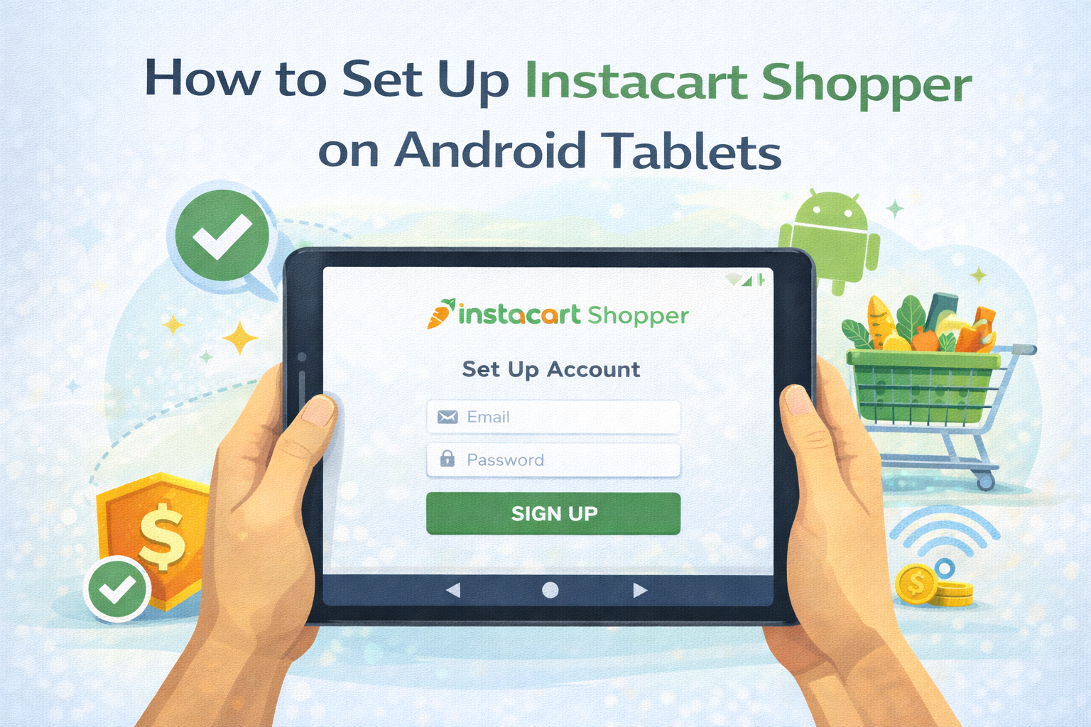 Instacart Shopper on Android Tablets