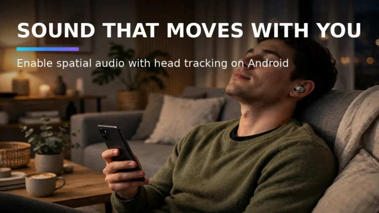 enable spatial audio head tracking android