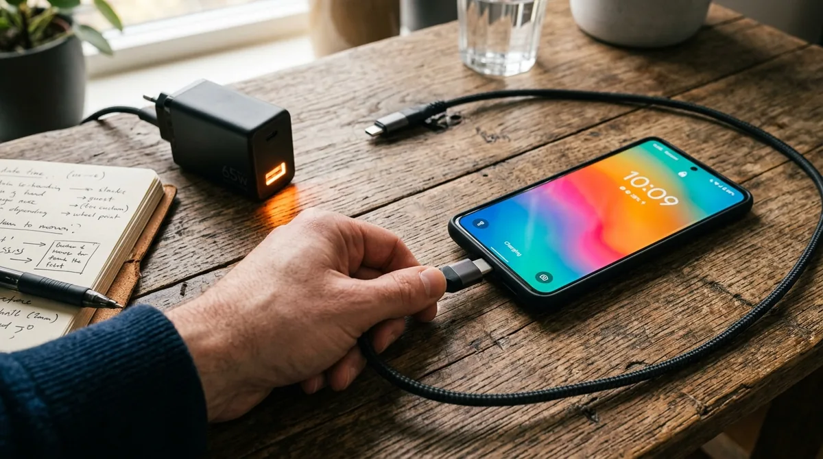 android battery draining fix – battery health illustration