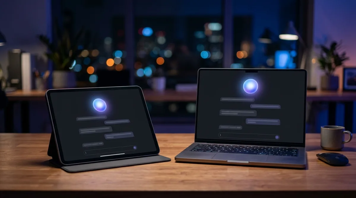 Muse AI assistant on tablet and laptop