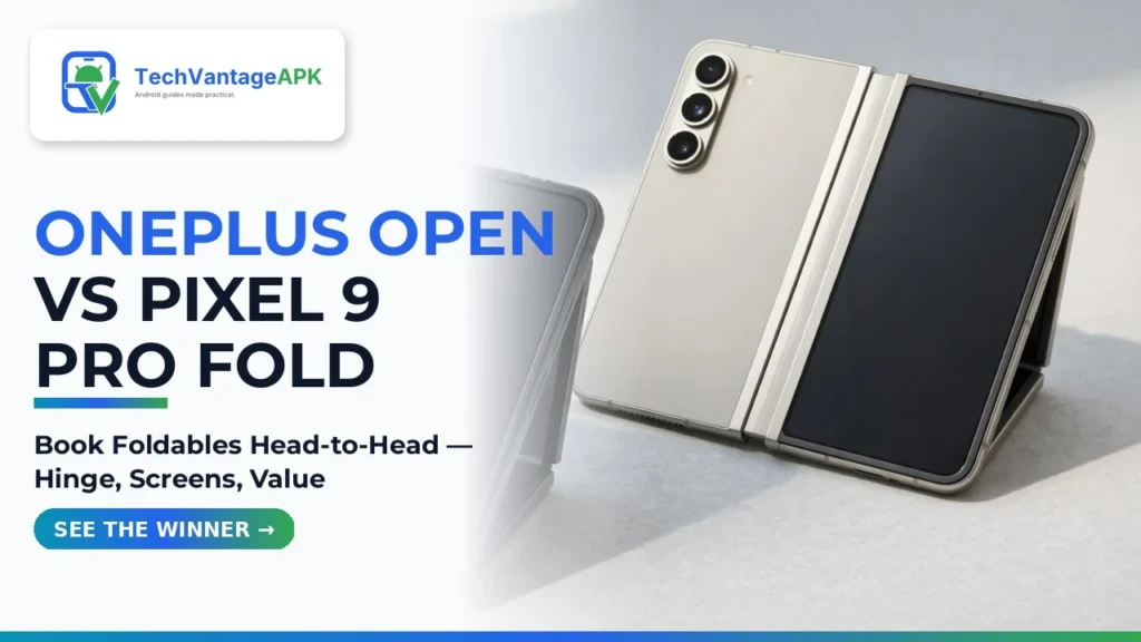 OnePlus Open vs Pixel 9 Pro Fold: Book Foldables