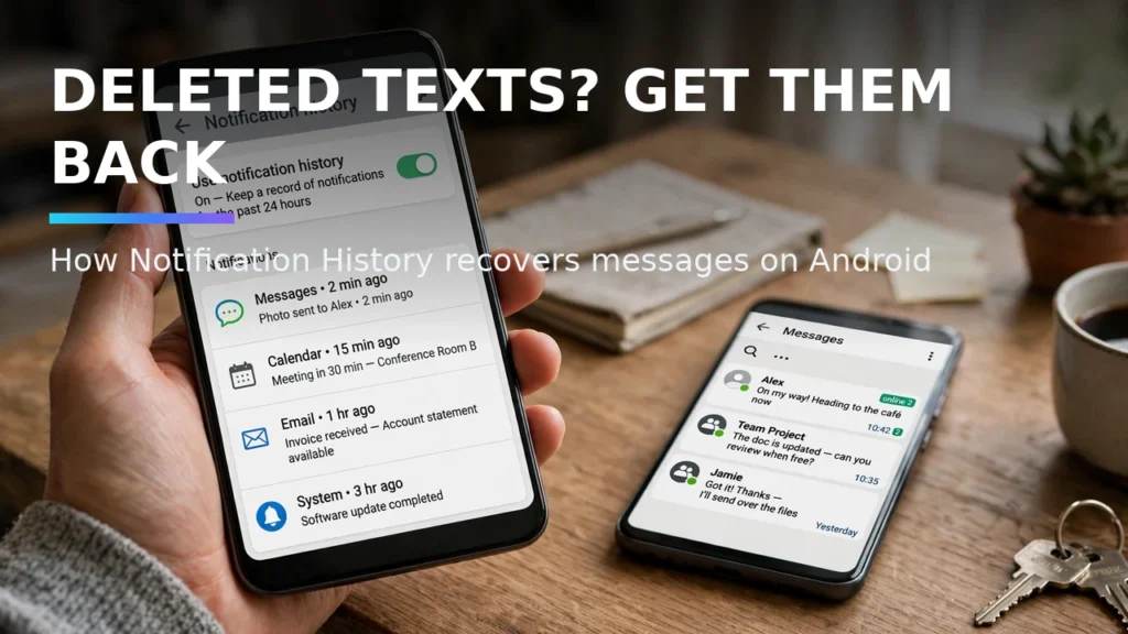 recover deleted texts notification history