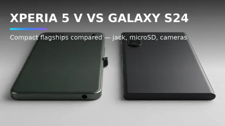 sony xperia 5 v vs galaxy s24