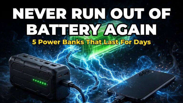 Never run out of battery again - 5 power banks that last for days