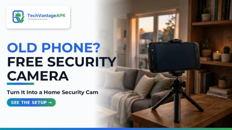 How to Turn an Old Android Phone into a Security Cam