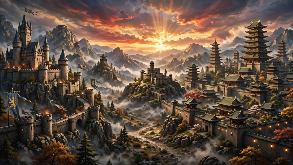 Ancient kingdoms strategy showdown panorama