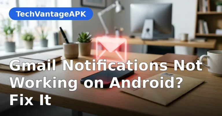 gmail app notifications not working on android – featured image