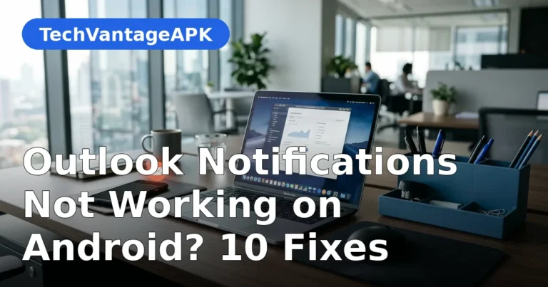 outlook app notifications not working on android – featured image